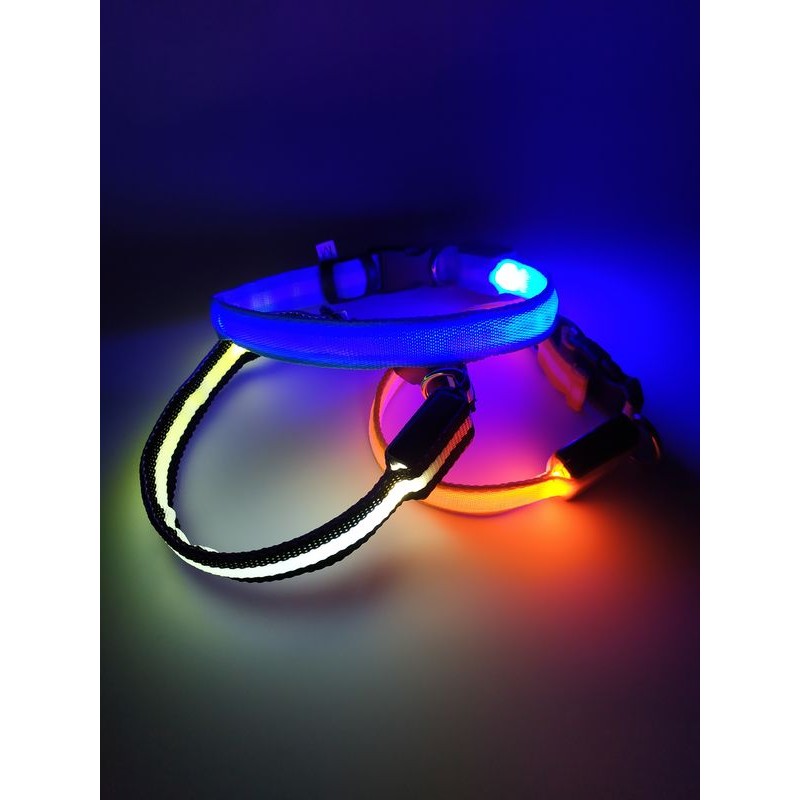 Купить Светящийся ошейник для собак LED USB DOG COLLAR оптом из Китая